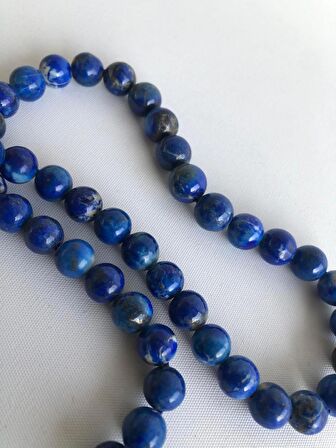 Doğal Lapis Lazuli Taşı Dizi 9mm