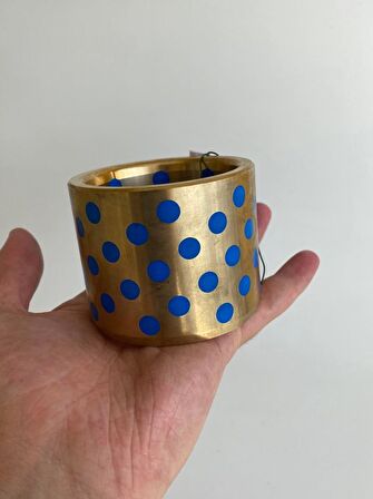 Oiles 500 Pirinç Alaşım Silindirik Burç 75x60x8 mm