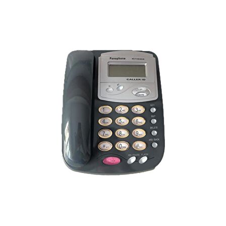 Panaphone KX-T2838LM Masaüstü Kablolu Ev Telefonu (Gri)