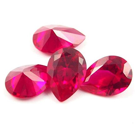 Armut Kesim Sentetik Taş 4x6mm 100 Adet Fuşya