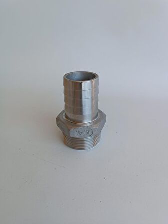 316 Paslanmaz Çelik Dişli Hortum Ucu 1 1/2"