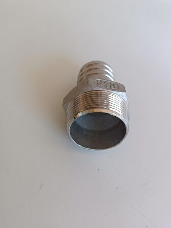 316 Paslanmaz Çelik Dişli Hortum Ucu 1 1/2"