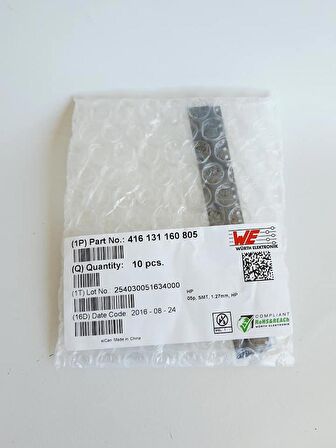 Würth Elektronik 416131160805 DIP/SIP Switch 10 Adet