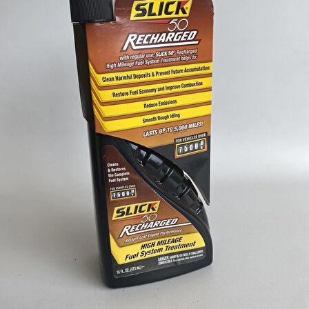 Slick 50 Yüksek Kilometre Yakıt Katkısı 473ml 40406016