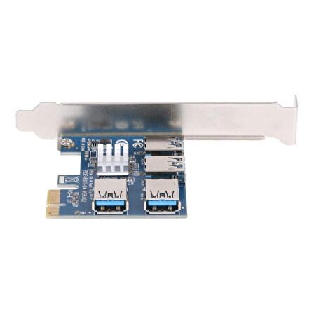 EUX1-04 PCIE 1 to 4 Yuvalı Yükseltici Kart