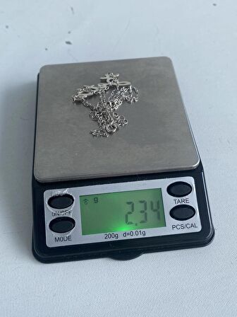 Zetta Yazılı 925 Ayar Gümüş Kolye 2,30 Gram