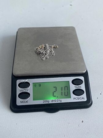 R ve L Harfi 925 Ayar Gümüş Kolye 2,10 Gram