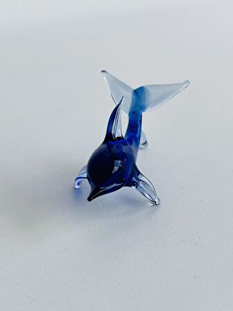 El Yapımı Murano Cam Yunus Biblo A05