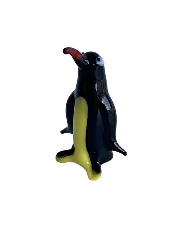 El Yapımı Murano Cam Penguen Biblo A10