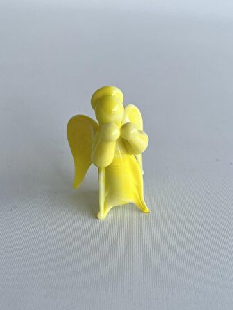 El Yapımı Murano Cam Melek Biblo A13