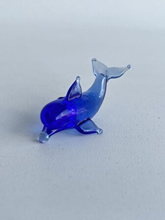 El Yapımı Murano Cam Yunus Biblo A14-03