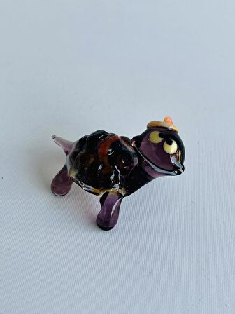El Yapımı Murano Cam Kaplumbağa Biblo A17-01