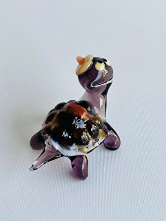 El Yapımı Murano Cam Kaplumbağa Biblo A17-01
