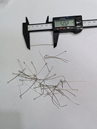 Nikel Kaplama Halkalı Takı Çivisi 1 Kg 50mm