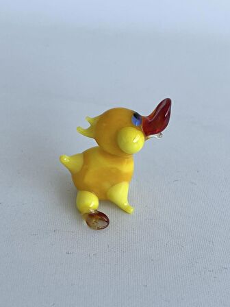 El Yapımı Murano Cam Ördek Biblo A34