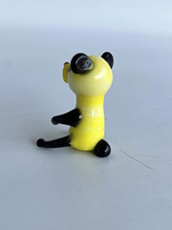 El Yapımı Murano Cam Panda Biblo A37