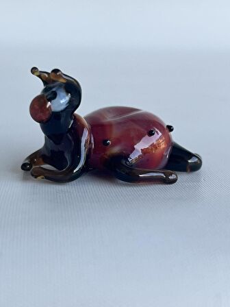 El Yapımı Murano Cam Örümcek Biblo A42-02