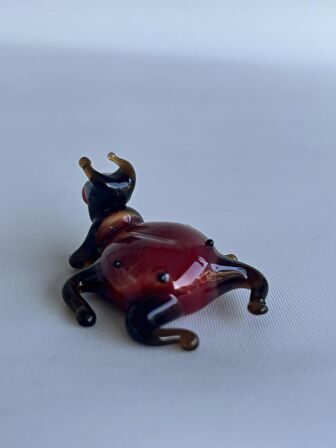 El Yapımı Murano Cam Örümcek Biblo A42-02