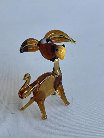 El Yapımı Murano Cam Eşek Biblo A46-02
