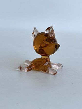 El Yapımı Murano Cam Kedi Biblo A49-03