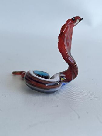 El Yapımı Murano Cam Yılan Biblo A74-02