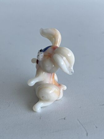 El Yapımı Murano Cam Tavşan Biblo A79-03