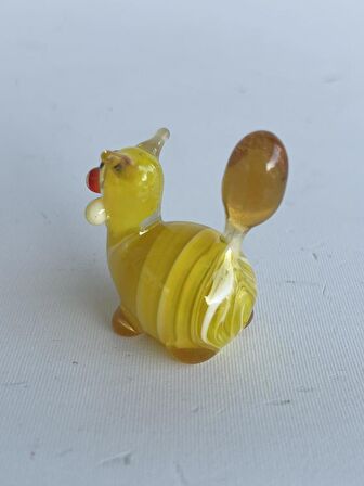 El Yapımı Murano Cam Kedi Biblo A81-03