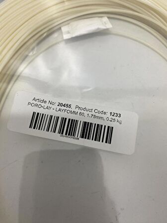 Lay-Filaments Poro-Lay Layfomm 3D Yazıcı Filament 1,75mm 0,250kg