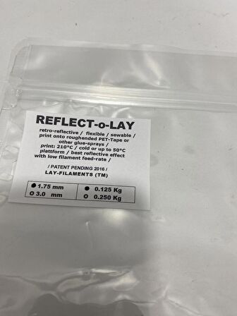 Lay-Filaments Reflect-o-Lay 3D Yazıcı Filament 1,75mm 0,125kg