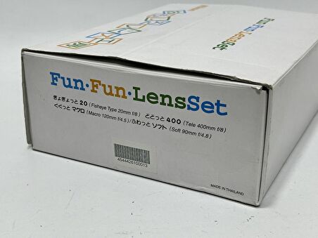 Nikon Fun Fun Lens Seti 20mm / 90-120mm / 400mm