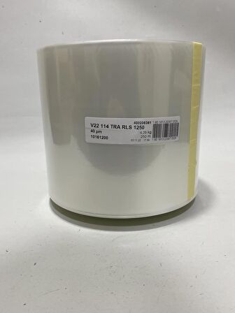 40 Mikron Pvc Film 17cm x 250 metre