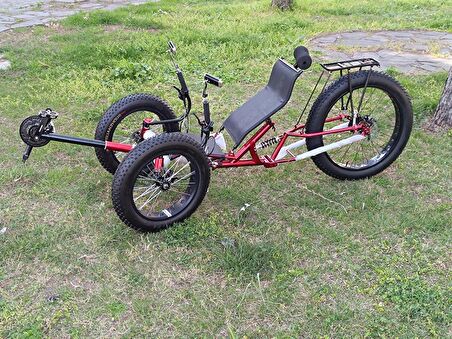 Fat Bike Yatar 3 Tekerli Katlanır Vitesli Bisiklet 20-26 Jant