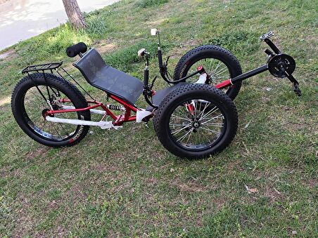 Fat Bike Yatar 3 Tekerli Katlanır Vitesli Bisiklet 20-26 Jant