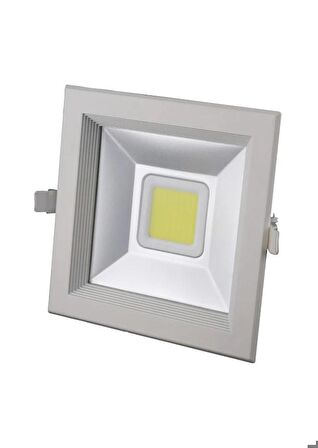 Global K2 KDL-321 Cob Ledli Kare Tavan Lambası 10W 6500K