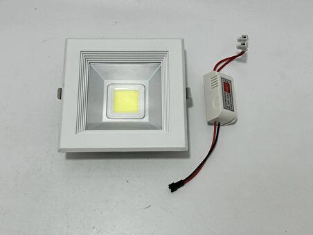 Global K2 KDL-321 Cob Ledli Kare Tavan Lambası 10W 6500K