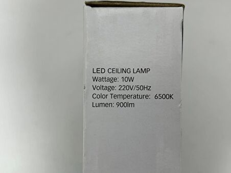 Global K2 KDL-321 Cob Ledli Kare Tavan Lambası 10W 6500K