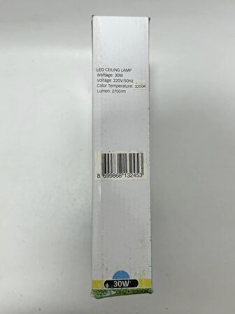 Global K2 KDL-323 Cob Ledli Kare Tavan Lambası 30W 3200K