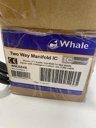 Whale WM2584B 2 Yollu Atık Manifoldu 25mm 