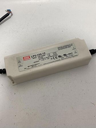 Meanwell LPV-150-12 12VDC 10.0Amp IP67 Led Sürücü