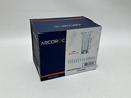 Arcoroc Islande Hiball Meşrubat Kokteyl Bardağı 33cl (6 Adet)