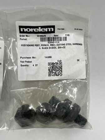 Norelem 02040-210 Konum Ayakları 6 Adet