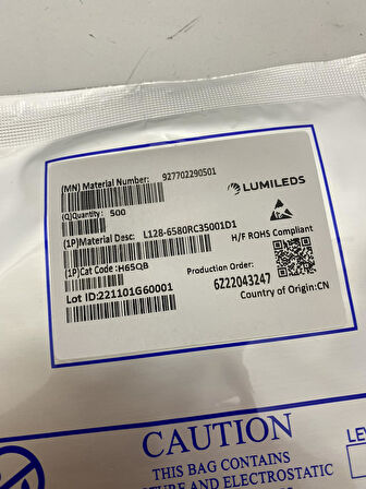 Lumileds L128-6580RC35001D1 Mid-Power Led 500 Adet