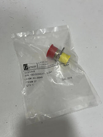 Glenair 183-002MEH7-13-2N1 SuperNine MT Fiber Optik Konnektör