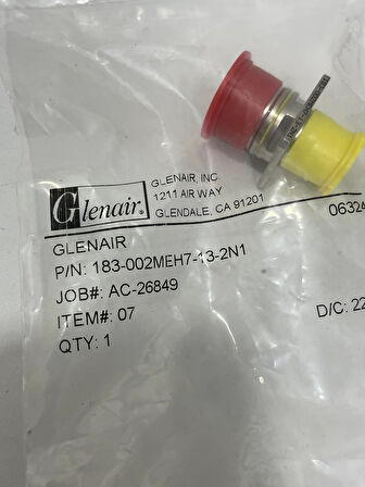 Glenair 183-002MEH7-13-2N1 SuperNine MT Fiber Optik Konnektör