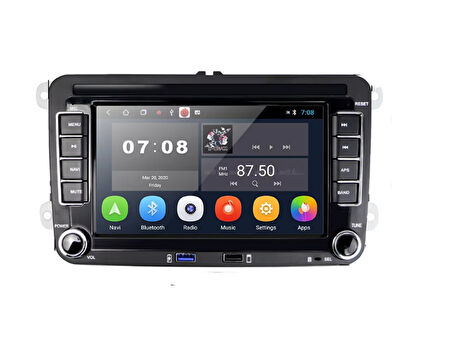 HTVW7002CP Volkswagen Android Multimedya Teyp 7'' 2 Gb Ram 32 Gb Rom 