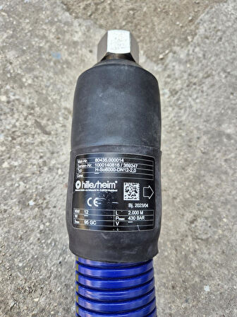 Hillesheim H-SO6000-DN12-2,0 Yüksek Basınç Hortumu 430 Bar