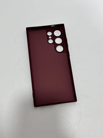 Samsung S24 Ultra Silikon Kılıf (Bordo)