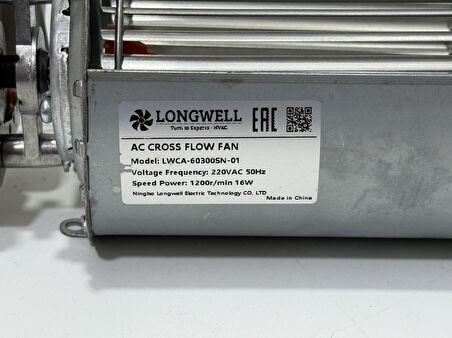 Longwell Çapraz Akışlı Tanjansiyel Fan 30cm LWCA-60300SN-01