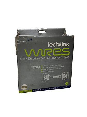 Techlink Wires Scart Kablosu (5 Metre)