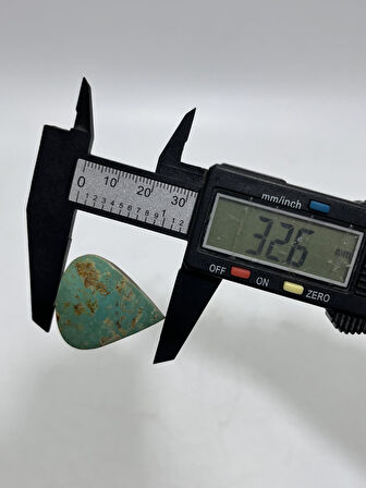 Okyanus Temalı Doğal Kabaşon Firuze Taşı 57 Karat - Turkuaz Taşı 11,4 Gram